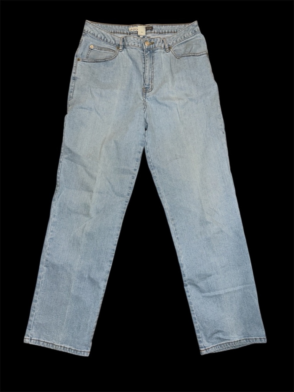 St. John’s Bay Stretch Classic High-Rise Straight Leg Jeans - Size 10 Average